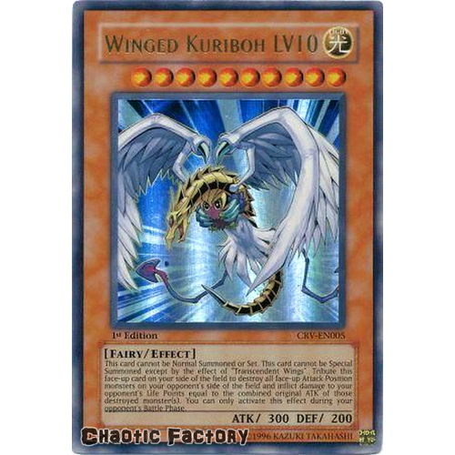 Winged Kuriboh LV10 - CRV-EN005 - Ultra Rare 1st Edition NM