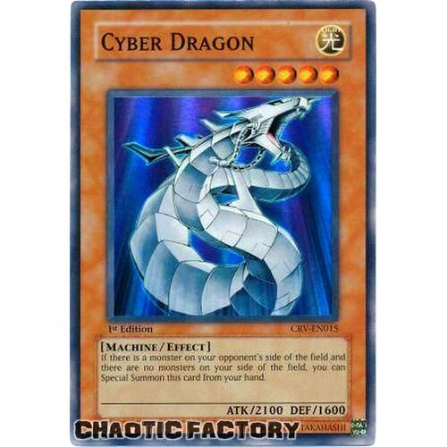 CRV-EN015 Cyber Dragon Super Rare 1st Edition NM