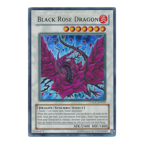 Black Rose Dragon - CSOC-EN039 - Ultra Rare Unlimited NM