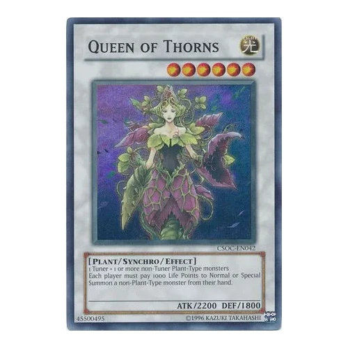 CSOC-EN042 Queen of Thorns Super Rare Unlimited NM
