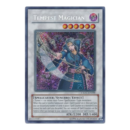 Tempest Magician - CSOC-EN088 - Secret Rare Unlimited NM