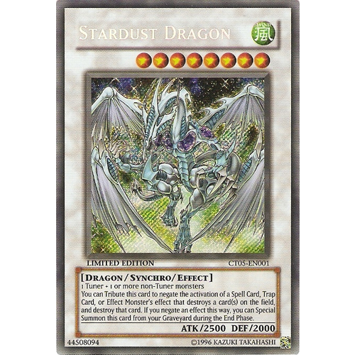 Stardust Dragon - CT05-EN001 - Secret Rare NM