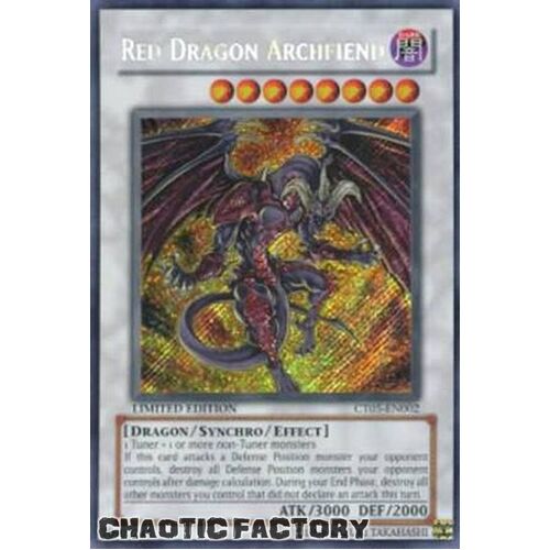 Red Dragon Archfiend - CT05-EN002 - Secret Rare NM