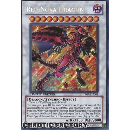 Red Nova Dragon - CT07-EN005 - Secret Rare NM