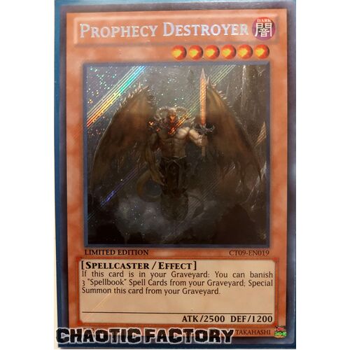 US PRINT Prophecy Destroyer - CT09-EN019 - Secret Rare NM