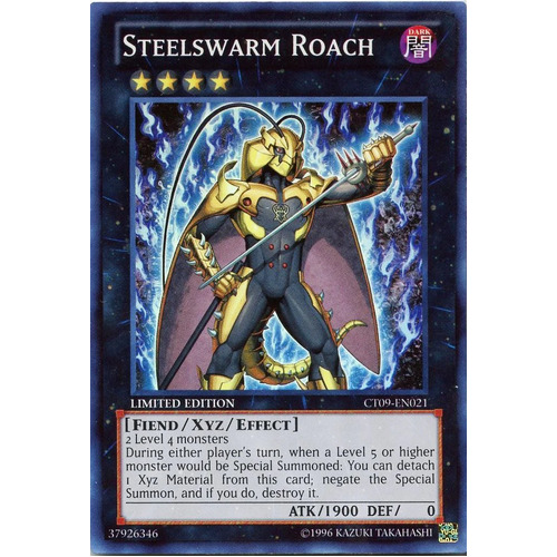 Steelswarm Roach Super Rare Limited Edition CT09-EN021 NM