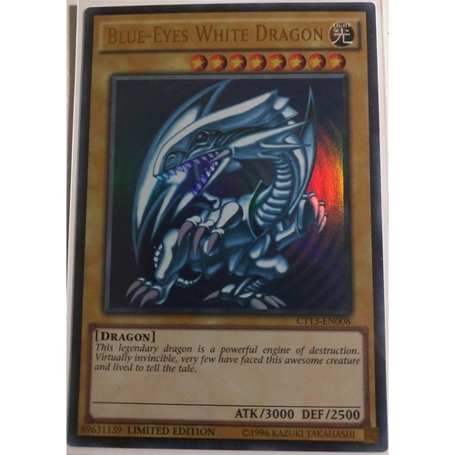 CT13-EN008 Blue-Eyes White Dragon Ultra Rare SDK Art LP Seto Kaiba 