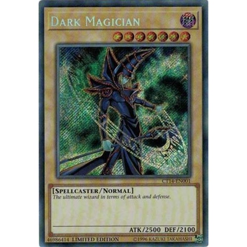 CT14-EN001 - Dark Magician - Secret Rare -  NM Yugi Muto Alternate Art!