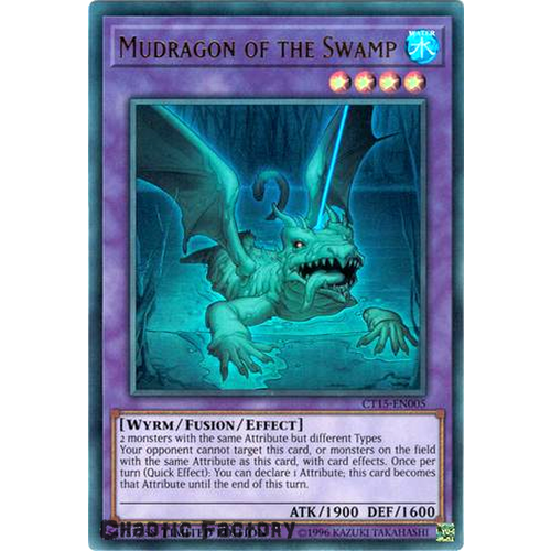 Mudragon of the Swamp CT15-EN005 Ultra Rare Promo NM