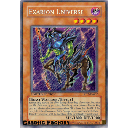 Exarion Universe - CT2-EN002 - Secret Rare Near Mint