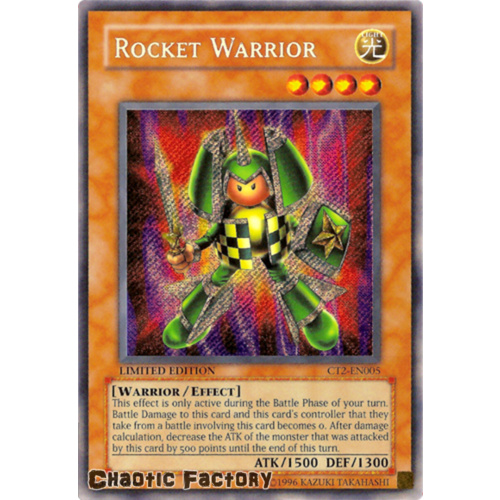 Rocket Warrior - CT2-EN005 - Secret Rare Near Mint