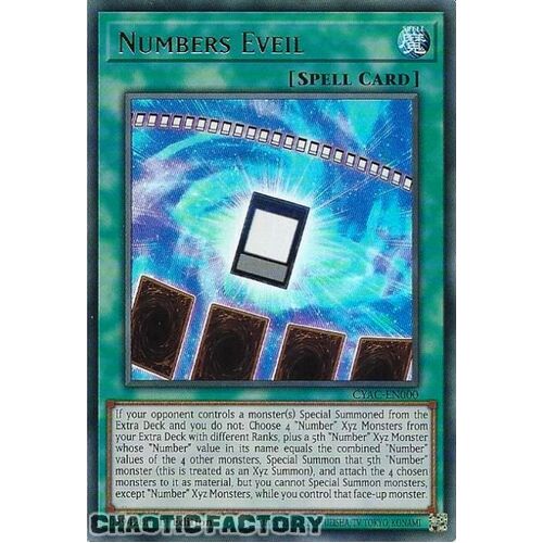 CYAC-EN000 Numbers Eveil Ultra Rare 1st Edition NM