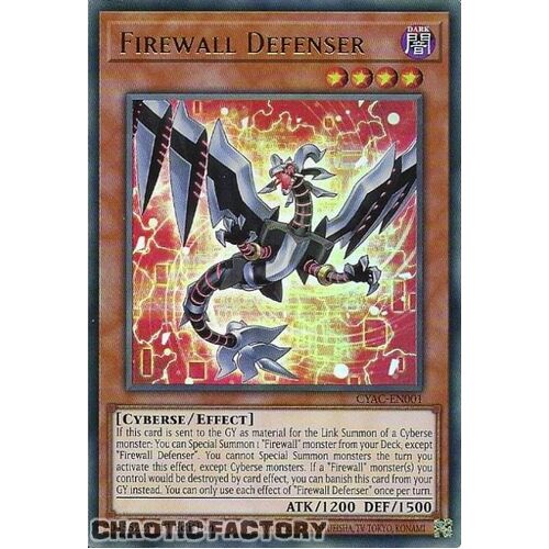 CYAC-EN001 Firewall Defenser Ultra Rare 1st Edition NM