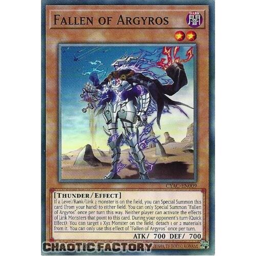 CYAC-EN009 Fallen of Argyros Common 1st Edition NM
