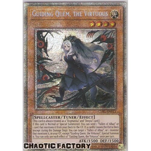 STARLIGHT RARE CYAC-EN011 Guiding Quem, the Virtuous 1st Edition NM