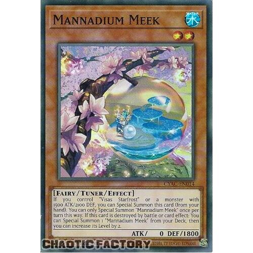 CYAC-EN014 Mannadium Meek Super Rare 1st Edition NM