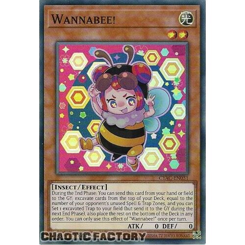 CYAC-EN031 Wannabee! Super Rare 1st Edition NM