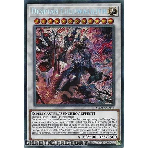 CYAC-EN042 Despian Luluwalilith Secret Rare 1st Edition NM