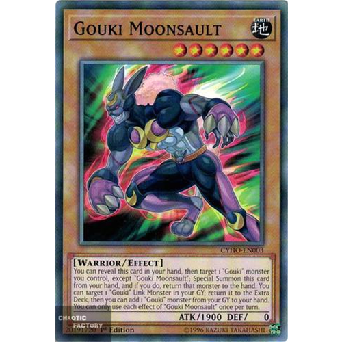 Yugioh - CYHO-EN003 - Gouki Moonsault Common 1st Edition NM