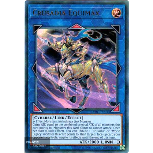 CYHO-EN044 - Crusadia Equimax Ultra Rare 1st Edition NM
