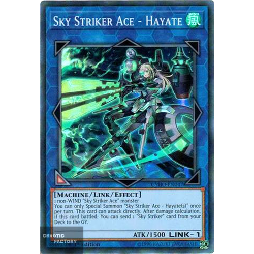 CYHO-EN047 - Sky Striker Ace - Hayate Super Rare 1st Edition NM