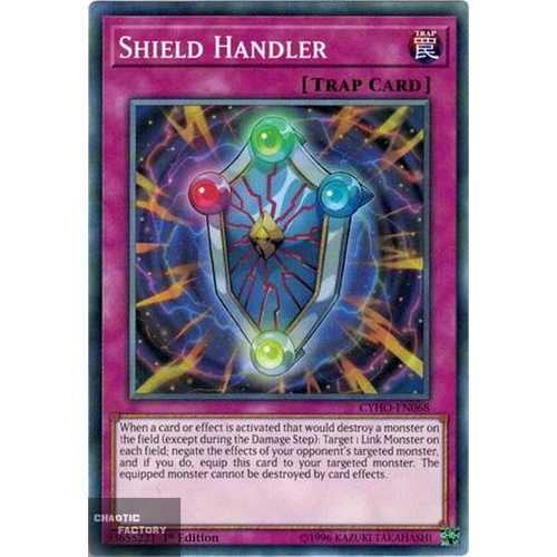 Yugioh - CYHO-EN068 - Shield Handler Common 1st Edition NM