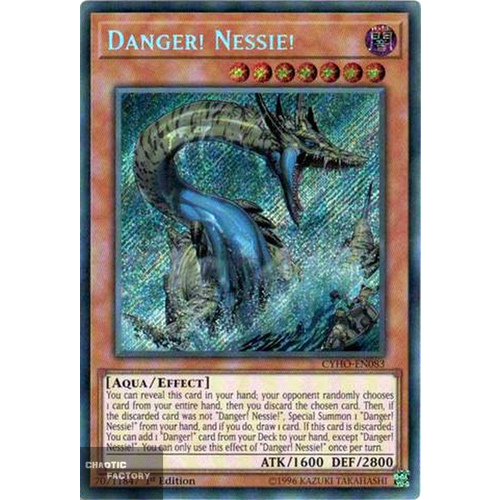 CYHO-EN083 - Danger! Nessie! Secret Rare 1st Edition NM