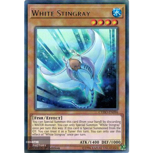 CYHO-EN096 - White Stingray Rare 1st Edition NM
