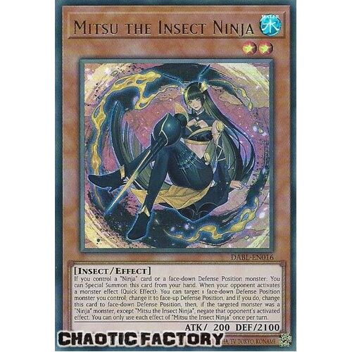 DABL-EN016 Mitsu the Insect Ninja Ultra Rare 1st Edition NM