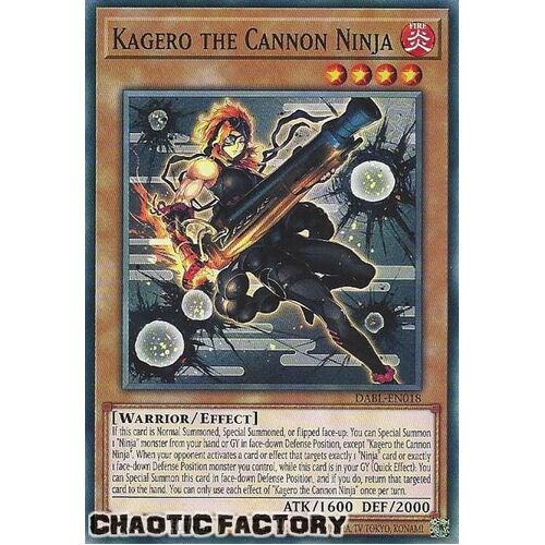DABL-EN018 Kagero the Cannon Ninja Common 1st Edition NM