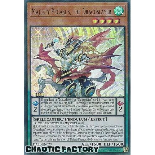 DABL-EN023 Majesty Pegasus, the Dracoslayer Ultra Rare 1st Edition NM