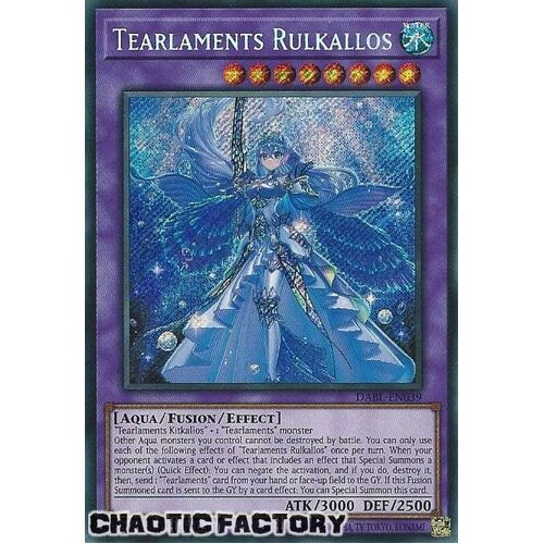 DABL-EN039 Tearlaments Rulkallos Secret Rare 1st Edition NM