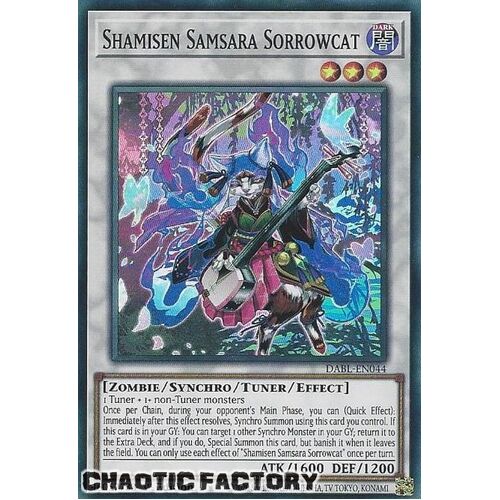 DABL-EN044 Shamisen Samsara Sorrowcat Super Rare 1st Edition NM