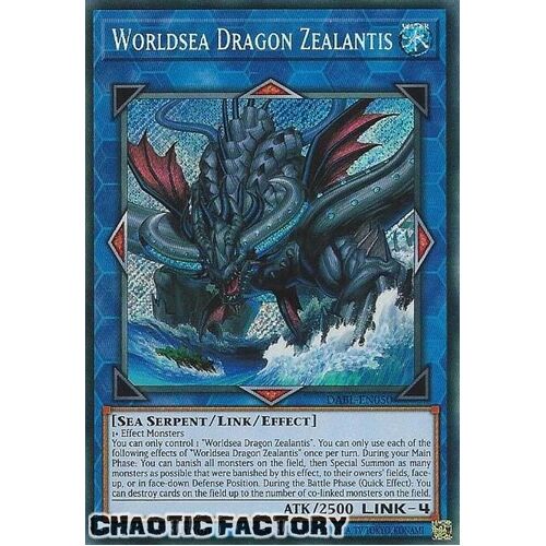 DABL-EN050 Worldsea Dragon Zealantis Secret Rare 1st Edition NM