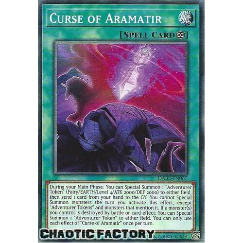 DABL-EN067 Curse of Aramatir Common 1st Edition NM