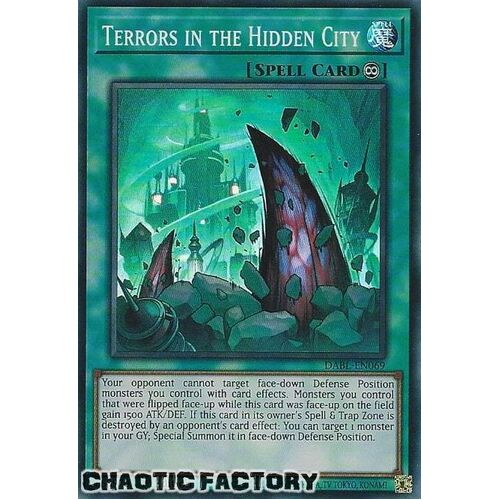 DABL-EN069 Terrors in the Hidden City Super Rare 1st Edition NM