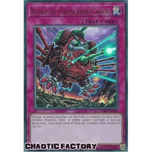 DABL-EN084 Destructive Daruma Karma Cannon Ultra Rare 1st Edition NM