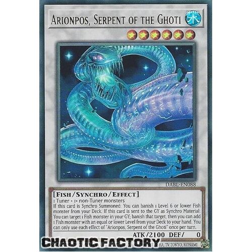 DABL-EN088 Arionpos, Serpent of the Ghoti Ultra Rare 1st Edition NM