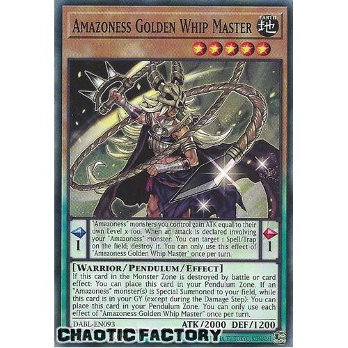 DABL-EN093 Amazoness Golden Whip Master Common 1st Edition NM