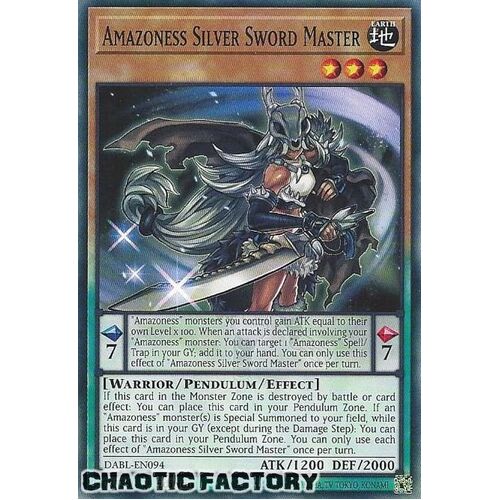 DABL-EN094 Amazoness Silver Sword Master Common 1st Edition NM