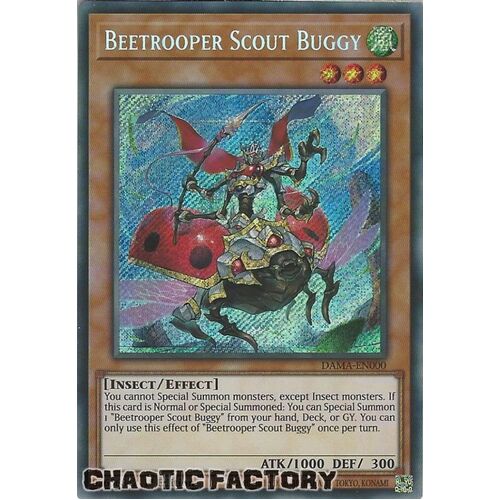 DAMA-EN000 Beetrooper Scout Buggy Secret Rare 1st Edition NM