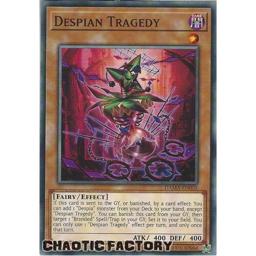 DAMA-EN005 Despian Tragedy Common 1st Edition NM