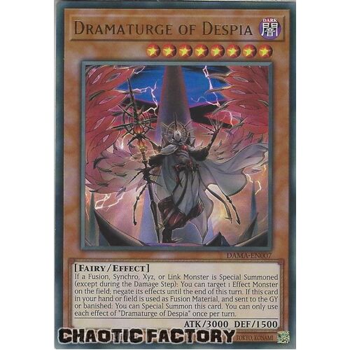 DAMA-EN007 Dramaturge of Despia Ultra Rare 1st Edition NM