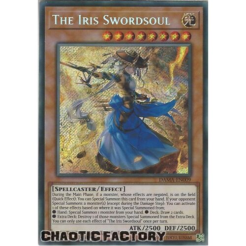DAMA-EN009 The Iris Swordsoul Secret Rare 1st Edition NM