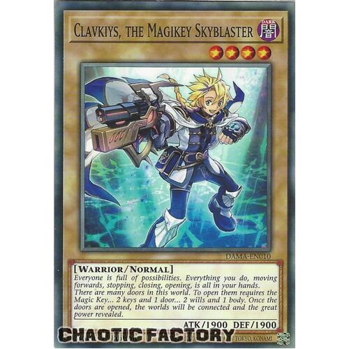 DAMA-EN010 Clavkiys, the Magikey Skyblaster Common 1st Edition NM