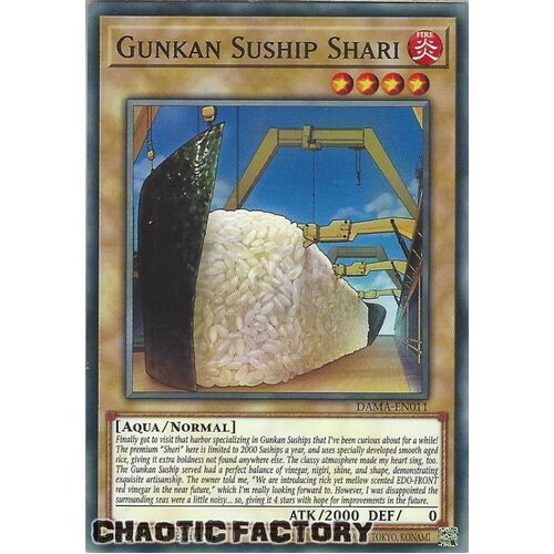 DAMA-EN011 Gunkan Suship Shari Common 1st Edition NM
