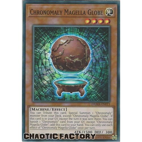 DAMA-EN013 Chronomaly Magella Globe Super Rare 1st Edition NM