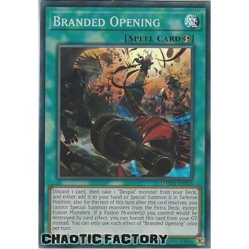 DAMA-EN054 Branded Opening Super Rare 1st Edition NM