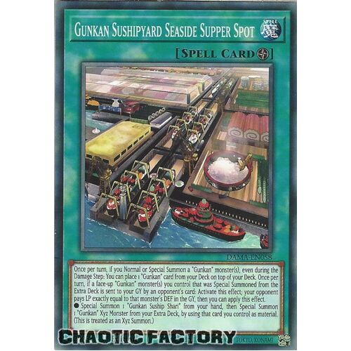 DAMA-EN058 Gunkan Sushipyard Seaside Supper Spot Common 1st Edition NM