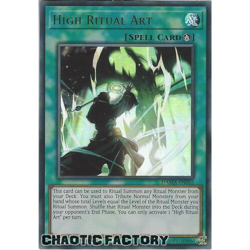 DAMA-EN065 High Ritual Art Ultra Rare 1st Edition NM